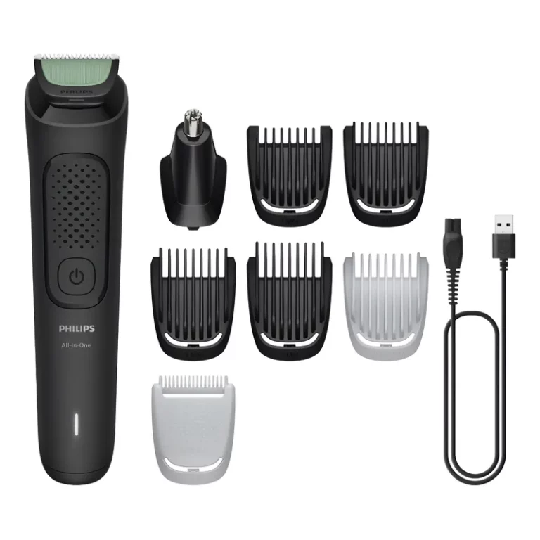 Aparador De Pelos Multigroom 8 Em 1 Mg3917/15 Philips Preto 127/220v