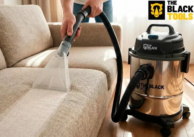 Aspirador De Pó E Água Inox Turbo 12 Litros 1200w Com Soprador E Bico Extratora Multiuso Tbac120 The Black Tools