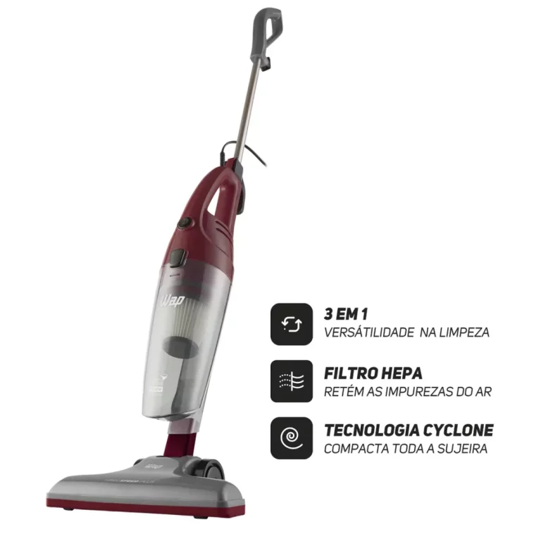 Aspirador de Pó Vertical e Portátil WAP High Speed Plus 1350W 3 em 1