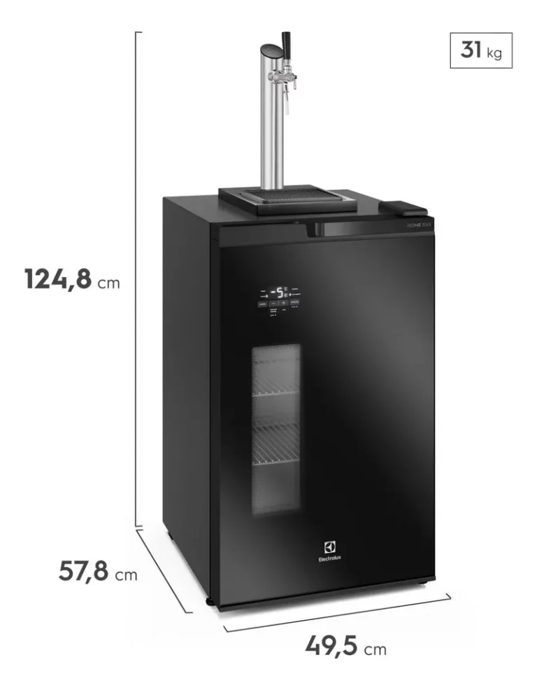 Cervejeira Home Bar Electrolux Frost Free 100l C/ Torre Chop