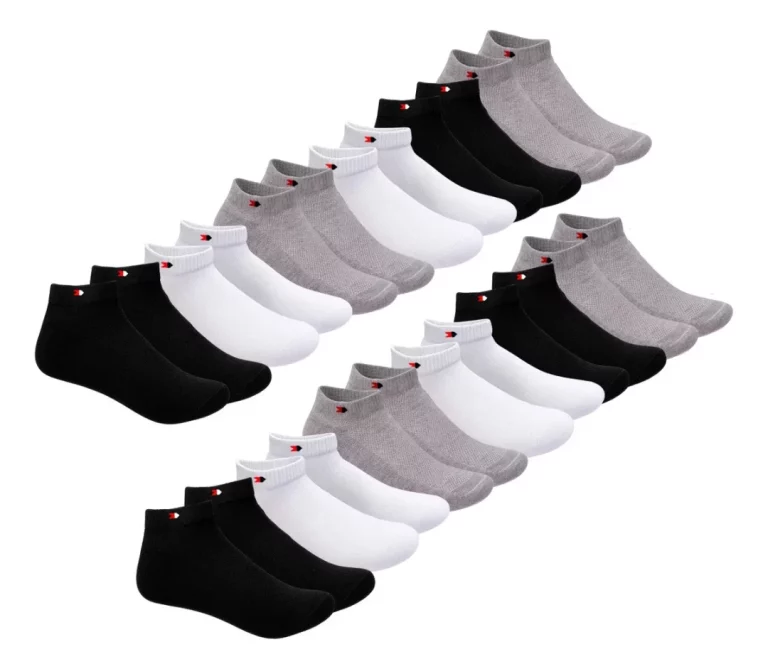 Kit 12 Pares Meia Soquete Curta Sandrini Algodão Confortável Sortido 39-43