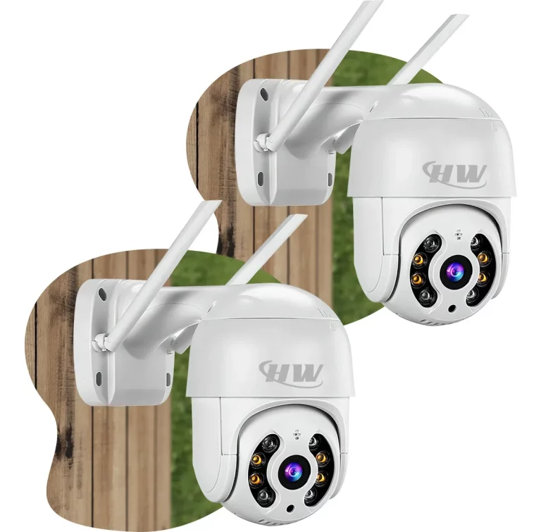 Kit 2câmera Ip Icsee Prova D'água Infravermelho Externa Wifi - HW