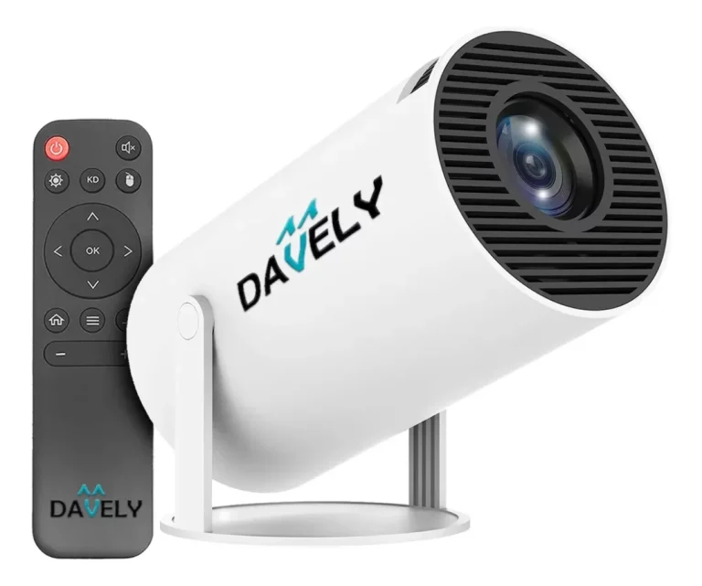Mini Projetor Hy300 Android 4k Portátil Wi-fi Bluetooth Hdmi Usb Cinema Em Casa Compacto Alta Resolução Full Hd Smart Projetor Davely Celular Notebook Games Apresentação
