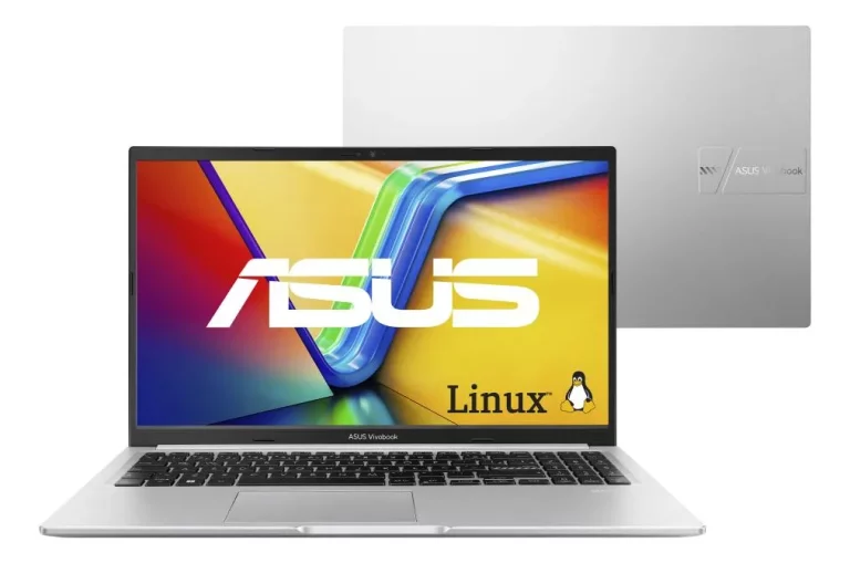 Notebook ASUS Vivobook 15 M1502YA AMD Ryzen 7 5825U 16GB Ram 512GB SSD Linux KeepOS 15,6" FHD Cool Silver - NJ612