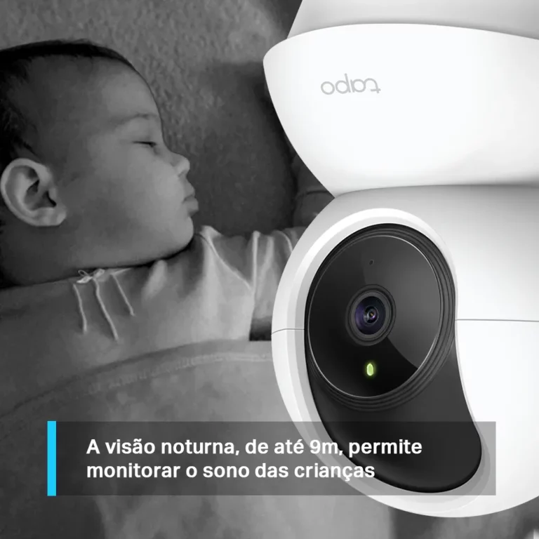 TP-Link Tapo C200 Câmera de Segurança Wifi 1080P 360° Pan/Tilt