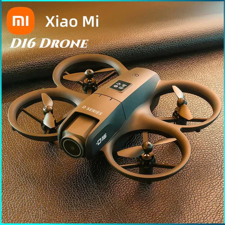 Xiaomi D16 Mini Drone 8K HD Câmera Dupla Pro Versão 180°Posicionamento GPS elétrico ajustável evita obstáculos Drone sem