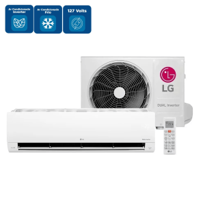 Ar-condicionado Hi Wall LG Dual Inverter Voice de 12.000 BTUs
