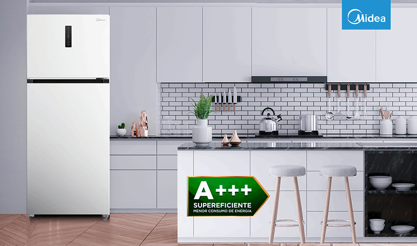 Geladeira Frost Free Duplex Midea Slim: Espaço Inteligente e Design Moderno na sua Cozinha
